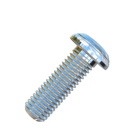 Allied Titanium 1/4"-28 Socket Head Cap Screw, Socket, Plain Titanium, 3/4 in Length 0027990